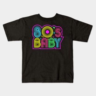 80s Baby - Vintage Retro Fashion Costume T-Shirt Kids T-Shirt